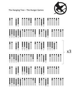 the hanging tree - the hunger games worksheet for 3rd grade students to practice number sense