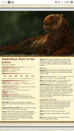 an image of a tiger in the wild on a page with information about its surroundings