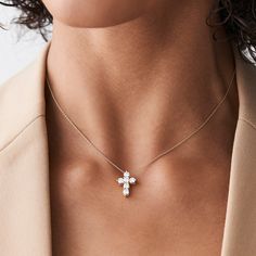 Made to Order. Gold KT: 14K Choice of Gold Color: Rose Gold, Yellow Gold, White Gold Length & Width of Cross: 17 x 12.70 MM Round Diamond: 6 Pcs 3.75MM Total CTW: 1.20ctw Diamond Color-Clarity: G Color SI Clarity Setting Type: Prong Cross Necklace Women, Diamond Cross Necklaces, Stainless Steel Chain Necklace, Gold Cross Necklace, Diamond Cross Pendants, Gold Necklace Set, Diamond Cross, Cross Jewelry, Diamond Design