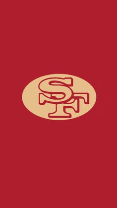 the san francisco giants logo on a red background