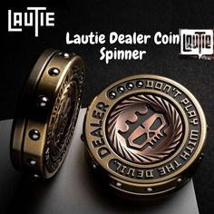 This is Original Lautie 2099 Series Metal Big Dealer Poker Coin Shape Hand Spinner. Nice Coin Concept Design, simple style and easy to play, carry it with you, so that EDC will not become a burden for you to travel, and you can play freely anytime, anywhere The mechanical structure, CNC precision machining, creative appearance design, high-quality materials. Compact Coin Shape and nice holding in Hand to let you play and release stress anywhere Geek Toys, Coin Dealers, Spinner Toy, A Burden, Hand Spinner, Desk Toys, Brass Copper, Fidget Spinner, Design Simple