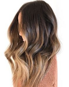 Balayage Brunette To Blonde, Dark Brunette Balayage, Brown Balayage Hair, Balayage Styles, Fall Balayage, Natural Dark Hair, Light Brown Balayage, Balayage Hair Color Ideas