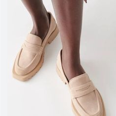 Brand New Without The Box! Platform Loafers, Suede Flats, Black Loafers, Dolce Vita Shoes, Suede Loafers, On Repeat, Lug Sole, Penny Loafers, Eco Conscious