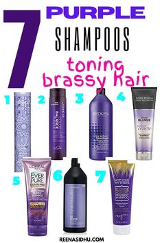 7 Purple Shampoo For Toning Brassy Hair. Get rid of brassy hair with this 7 types of brassy hair. #best purple shampoo #best purple shampoo for brassy hair #purple shampoo Toning Brassy Hair, Cherry Wine Hair Color Burgundy, Best Purple Shampoo, Wine Hair Color, Color Correction Hair, Hair Conditioning, Silver Haired Beauties, Grey Blonde Hair