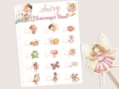 Fairy Scavenger Hunt game for birthday party, road trip, school activity, game night and play dates Instant digital download. No waiting. Order, print, cut and play!! Matching items: https://www.etsy.com/shop/ExclusiveHouse?search_query=F01 What is included? - Scavenger hunt checklist in 2 sizes       - 1 sheet per A4 page       - 2 sheets per A4 page - 6 A4 sheets with 15 individual pieces to be cut Digital file only. No physical product will be shipped ----------------------------------------- Forest Party Activities, Fairy Scavenger Hunt, Princess Party Activities, Fairy Garden Birthday, Enchanted Forest Birthday Party, Enchanted Forest Birthday, Garden Birthday Party, Forest Birthday Party, Enchanted Forest Party