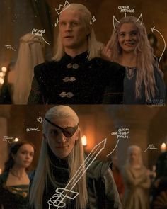 the characters in game of thrones are shown