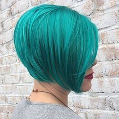 Hairstylist Goals, Green Hair Ombre, Purple And Green Hair, Hairstyle Color, Aqua Hair