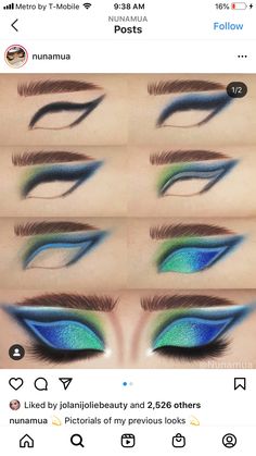 Bird Eye Makeup, Peacock Eyes, Bird Makeup Look, Fish Eye Makeup, Peacock Eyeshadow Looks, Peacock Eyeshadow, Parrot Eye Makeup, Dragon Eye Makeup, Feather Makeup