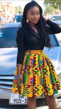 Chitenge Designs, African Skirts, Ghanaian Fashion, African Fashion Skirts, Ankara Fashion