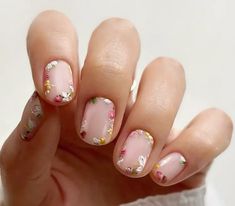 Pedicure Nail Art, Girls Nails, Stick On Nails, Nail Art Hacks, Short Acrylic Nails, Manicure E Pedicure, Artificial Nails, Nail Accessories