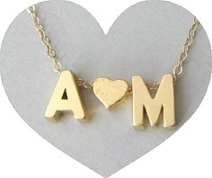 Cute Gold Necklaces For Mother's Day, Cute Gold Necklace For Mother's Day, Trendy Personalized Necklaces For Valentine's Day, Trendy Necklaces For Valentine's Day Personalized Gift, Trendy Personalized Necklace For Valentine's Day, Trendy Initials Necklaces As Gifts, Customizable Cute Gold Necklaces, Customizable Cute Gold Necklace, Trendy Necklaces For Birthday And Mother's Day