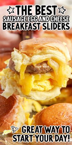 the best ausa egg and cheese breakfast sliders great way to start your day