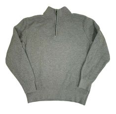 Men's GAP Size XL Gray Knit Quarter Zip Cotton Sweater. Measurements are shown in the photos. Thanks for looking! Knit Quarter Zip, Outdoor Outfit, Cotton Sweater, Quarter Zip, Gap, Athletic Jacket, Textiles, Knitting, Grey