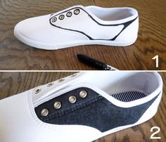 Disfraz Rock And Roll, 50s Dance, 50s Sock Hop, Grease Party, Shoes Tutorial, Sharpie Crafts