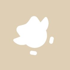 an image of a white bird on a beige background with some bubbles in the foreground