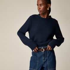 Heritage cotton Rollneck™ Navy Sweater Outfit, Best Sweaters, Turtleneck Sweaters, Jcrew Sweater, Roll Neck Sweater, Sweater For Women, J Crew Men, Womens Turtleneck, Mens Chinos