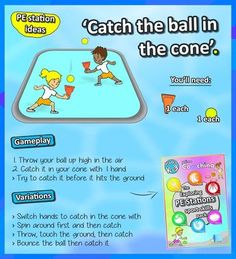 an advertisement for the children's book catch the ball in the cone