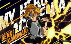 Mha Boys, Human Pikachu, Denki Kaminari, Marvel Drawings, Academia Wallpaper, Class 1 A, Glitter Force, Anime Wolf