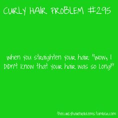 a green background with the words curly hair problem 2 25