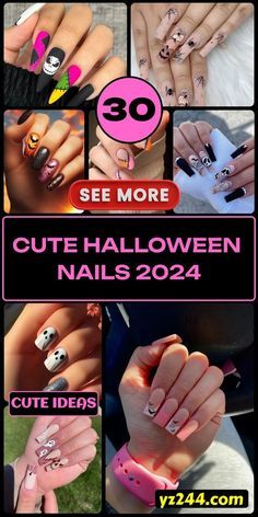 Halloween Nails Ideas, Cute Halloween Nails, Spider Webs, Coffin Nails Long, Halloween Nail Designs, Manicures Designs, Orange Nails