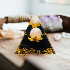 Crystals For Sale - Best Sellers Pyramid Healing, Gold Lotus Flower, Orgone Pyramid, Orgonite Pyramids, Infused Water Bottle, Gold Lotus, White Moon, Powerful Energy