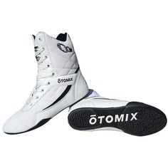 Bodybuilding, Weight Lifting, or Boxing Shoes The PRO TKO Super Hi is Otomix amazing new style to the limited edition. Whether you're in the ring or gym, there's only one chance to get things right, which is why it's so important to make sure that you've got the correct shoe to maximize your chances of success. Our new PRO TKO is specifically designed for any athlete that needs high-performance footwear created particularly for the needs of boxers whether in training or combat.Our Super Hi ankle Taekwondo Gear, Taekwondo Shoes, Martial Arts Gear, Weightlifting Shoes, Weightlifting Gym, Mma Gear, Boxing Shoes, Weight Lifting Shoes, Weight Lifting Workouts