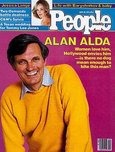 the cover of people magazine with a smiling man in yellow sweater and jeans on it