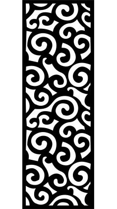 a black and white door with an intricate design