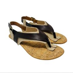 Nib. No Flaws. A Soft Cork Footbed Enseres You'll Stay Comfortable In This Simple Chic Sandals From Korks. Brown. Breathable Soft Vegan Lining. Soft Breathable Moisture Absorbing Natural Cork Covered Footbed With Added Foam For Extra Comfort. High-Traction Lightweight Flexible Rubber Outsole Hand-Finished Burnished Or Nubuck Upper. Adjustable Buckle Closure. Size 8. Open To Reasonable Offers. Brown Strappy Sandals, High Heel Sandals Platform, Brown Womens Shoes, Blue Espadrilles, Brown Leather Wedges, Strappy Leather Sandals, Chic Sandals, Leather Thong Sandals, Platform Sandals Heels