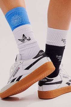 Forever cool and comfy, this effortlessly essential sock pack features 3 pairs made from stretchy, ultra-breathable fabrics with excellent cushioning and signature Thrills details on the cuffs and soles for a trendier finishing touch. | Thrills 3 Pack Yonder at Free People in Blue Trendy Sports Socks For Spring, Casual Sports Socks For Spring, Sporty Spring Streetwear Socks, Breathable Casual Socks For Spring, Sock Packs, Boho Clothing, Boho Outfits, Breathable Fabric, Active Wear