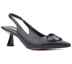 Elevate your style with the Torgeis Kaycee Kitten Heel Pump, where elegance meets comfort. This chic pointed-toe silhouette, adorned with a sophisticated metal oval design, adds a polished finish to any outfit, making it a versatile choice for both office and evening wear. From Torgeis. Chic Formal Slingback Pumps With Metal Feet, Chic Party Slingback Pumps With Metal Feet, Elegant Evening Slingback Pumps With Metal Feet, Elegant Pointed Slingback Pumps For Formal Occasions, Spring Formal Pointed Slingback Pumps, Elegant Evening Heels With Metal Feet, Elegant Pointed Slingback Pumps With Sculpted Heel, Elegant Closed Toe Heels With Metal Feet, Elegant Heels With Metal Feet And Almond Toe