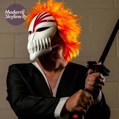 "Unleash your inner Hollow with Ichigo Kurosaki's iconic mask from Bleach." Step into the world of Bleach with this meticulously crafted Ichigo Kurosaki Hallow mask. Perfect for anime fans, this 3D resin-printed mask captures the essence of one of the most iconic anime characters. 𝗞𝗘𝗬 𝗙𝗘𝗔𝗧𝗨𝗥𝗘𝗦 * Authentic Anime Design: Inspired by Ichigo Kurosaki's Hallow mask from Bleach, this mask is a must-have for true anime lovers. * High-Quality 3D Resin Print: Made with durable resin, ensuring Shinji Hirako Hollow Mask, Bleach Mask, Ichigo Hollow Mask, 3d Printed Mask, Bleach Cosplay, Man Cave Room, Superhero Cosplay, Spiritual Warrior, Anime Bleach