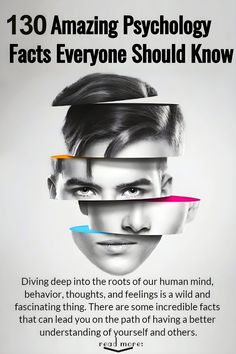 a poster with the words,'30 amazing psychology fact everyone should know about '