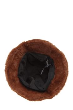 Solid Color Fur Bucket Hat " The Solid Color Fur Bucket Hat is constructed with high-quality materials, providing comfort and style with every wear. Its sleek design makes it a versatile addition to any outfit, perfect for any occasion. Stay warm and fashionable with this must-have accessory." Adjustable Brown Hats With Faux Fur Lining, Brown Faux Fur Hats For Outdoor, Brown Faux Fur Outdoor Hats, Winter Brown Bucket Hat One Size, Brown Flat Brim Cloche Hat For Winter, Winter Outdoor Brown Bucket Hat, Winter Brown Flat Brim Cloche Hat, Brown Flat Brim Bucket Hat For Winter, Cowboy Crochet