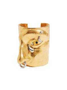 Pierced Visage Cuff Bracelet Schiaparelli Jewelry, Small Leather Accessories, Design Your Own Shoes, Brand Stylist, Elsa Schiaparelli, Fashion World, Pearl Drop Earrings, Leather Items, The Red Carpet