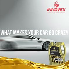 an ad for innovex featuring a car and the words, what makes your car go crazy?