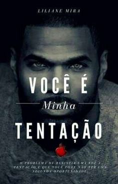 a man with an apple in his hand and the words voce e ntha tentacao