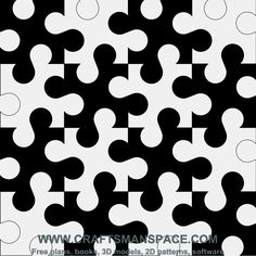 the black and white pattern is very interesting