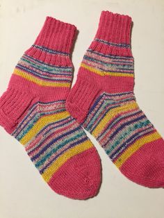 Ready to ship! Hand knitted socks. These socks are made of special sock yarn which is 75% wool and 25% polyamide. They are warm, stretchy, very durable and very beautiful. The yarn is not thich, so it is very easy and comfortable to wear them with shoes. Size: EU 37 - 39 US 6 - 8 UK 5 - 7 Lenght of foot 9 -10 inches (23-25 cm) Can be machine washed at 40 degrees Celsius. The brightness and shade of the colors may be slightly different from what you see on your computer. Thank you for visiting my Hosiery Dress, Elle Rose, Hand Knit Socks, Knitted Socks, Women Socks, Wool Socks, Dress Socks, Womens Dress, Sock Yarn