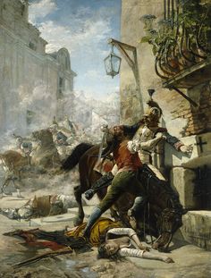 Napoleonic Wars, A4 Poster, Historical Art, Military Art, Vintage Artwork, Madrid Spain, Military History, Classic Art, In The Middle