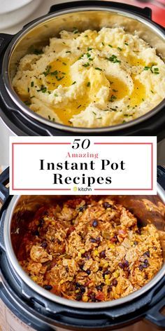 instant pot recipes with the title overlay