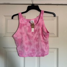 Nwt! I Accept Reasonable Offers! Bundle And Save! I Ship Same Day Or First Thing In The Morning The Next Day! Pink Relaxed Fit Tank Top For Summer, Pink Relaxed Fit Cotton Tank Top, Relaxed Fit Pink Tank Top For Summer, Spring Relaxed Fit Crop Top Tank Top, Pink Relaxed Fit Crop Top For Summer, Pink Relaxed Fit Tank Top For Spring, Relaxed Fit Pink Tank Top For Spring, Casual Pink Tank Crop Top, Pink Fitted Casual Tank Top