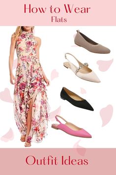 Wedding Guest Outfit With Flat Shoes, Dresses With Flats Formal, Wedding Guest Outfit With Flats, Wedding Guest Dress With Flats, Wearing Flats With Dresses, How To Wear Flats With A Dress