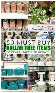 the top ten must buy dollar tree items to create and updating them for sale