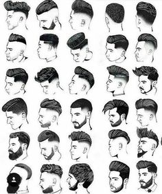 👍 or 👎 Follow us at ‘ @hairstylemens ’ Cc : @ DM please Tag your friend below & Comment👇 .. ........ #clothes #shop #vintage #streetmobs… | Instagram Hair Cuts Ideas For Men, Thick Hair Styles For Men, Men's Faux Hawk, Drawing Male Hair, Haircut Ideas For Men, Beard And Mustache Styles, Mens Hairstyles Fade, Mens Hairstyles With Beard, Gents Hair Style