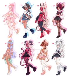 Adoptable Characters, Adoptable Auction, Style For Spring, Dress Sets, Clothing Design Sketches, Drawing Anime Clothes, Fashion Design Drawings, Spring Fashion Trends, Cute Anime