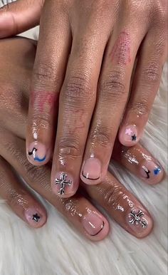 Guys Nail Designs, Nails For Men, Natural Nails Manicure, Cross Nails, Minimal Nails Art, Natural Nail Designs, Mens Nails, Hippie Nails, Hard Nails