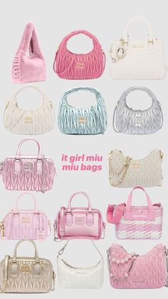 Mini Luxury Bags, Miumiu Handbag, Miumiu Bags, Tas Celine, Miu Miu Purse, Sac Louis Vuitton, Sacs Tote Bags, Expensive Bag, Luxury Bags Collection