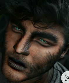 Werewolf Makeup Men, Wolf Makeup Man, Wolf Makeup Male, Wolf Costume Makeup, Mens Halloween Makeup, Werewolf Makeup, Wolf Makeup, Makeup Zombie, Werewolf Costume