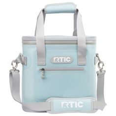 The RTIC Soft Pack Cooler is built to float, and is as versatile as it is durable. Featuring a heavy-duty exterior, waterproof zipper, and up to 2 inches of closed cell foam insulation to lock in the cold—this leakproof cooler can handle all your adventures, from the road to the water. RTIC Outdoors Soft Pack Sky Blue 20 Cans Insulated Drink Carrier | 6202 Floating Cooler, Beach Drink, Ice Chest Cooler, Drink Carrier, Camping Coolers, Mini Cooler, Cooler Box, Ice Chest, Insulated Bag